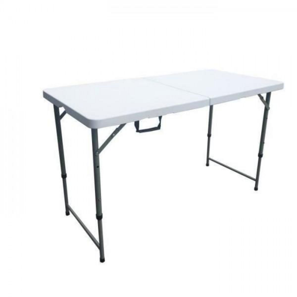 Table pliante Noire 61x61xH73cm Camping Jardin Réceptions