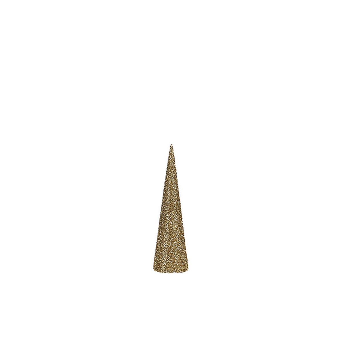 EDM Arbre de Noël en cône EDM - doré - 40 cm - 72271