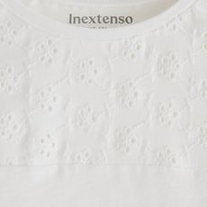 IN EXTENSO T-shirt manches longues fille (blanc)