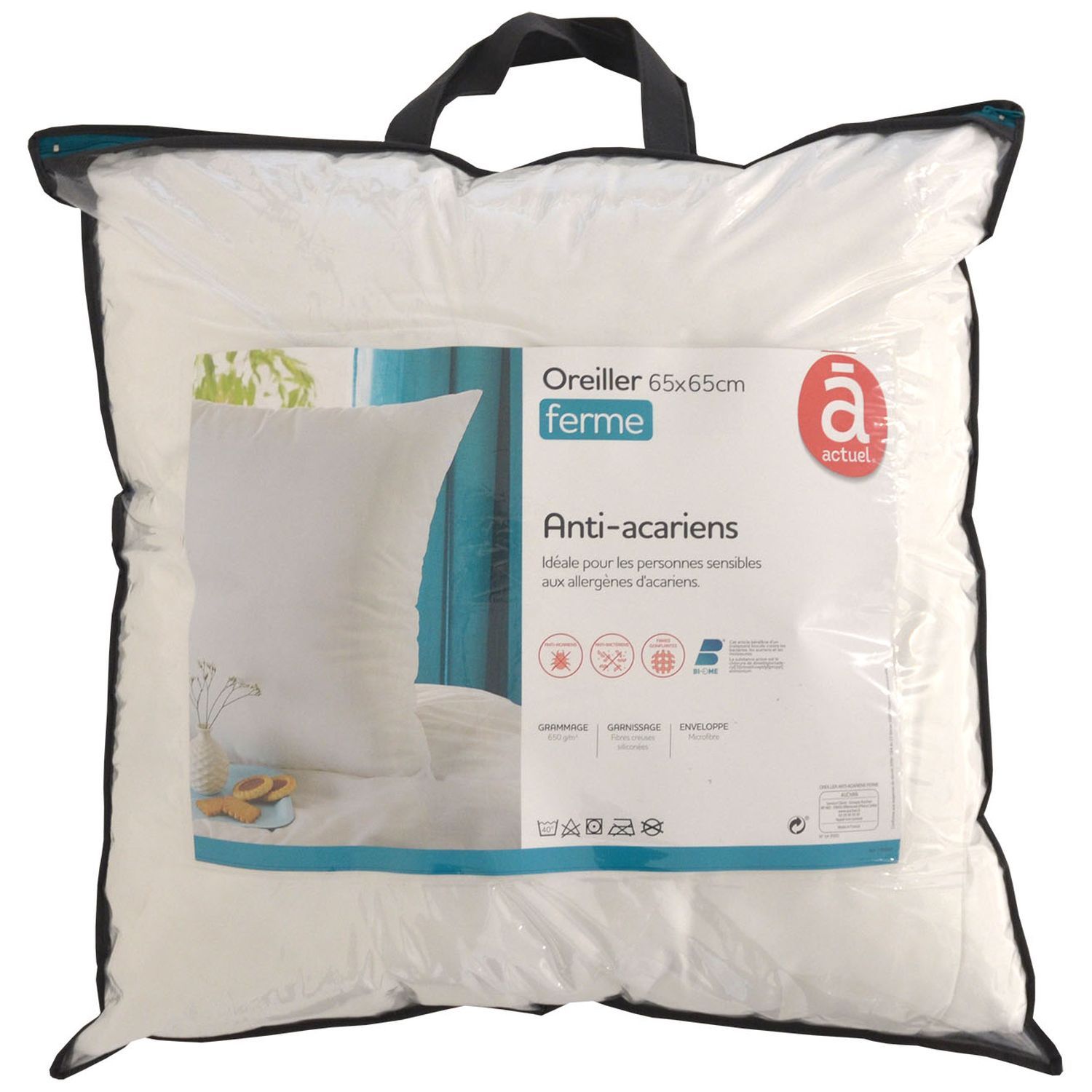 Oreiller Protection Active Anti-acariens FERME 65x65 cm - DODO