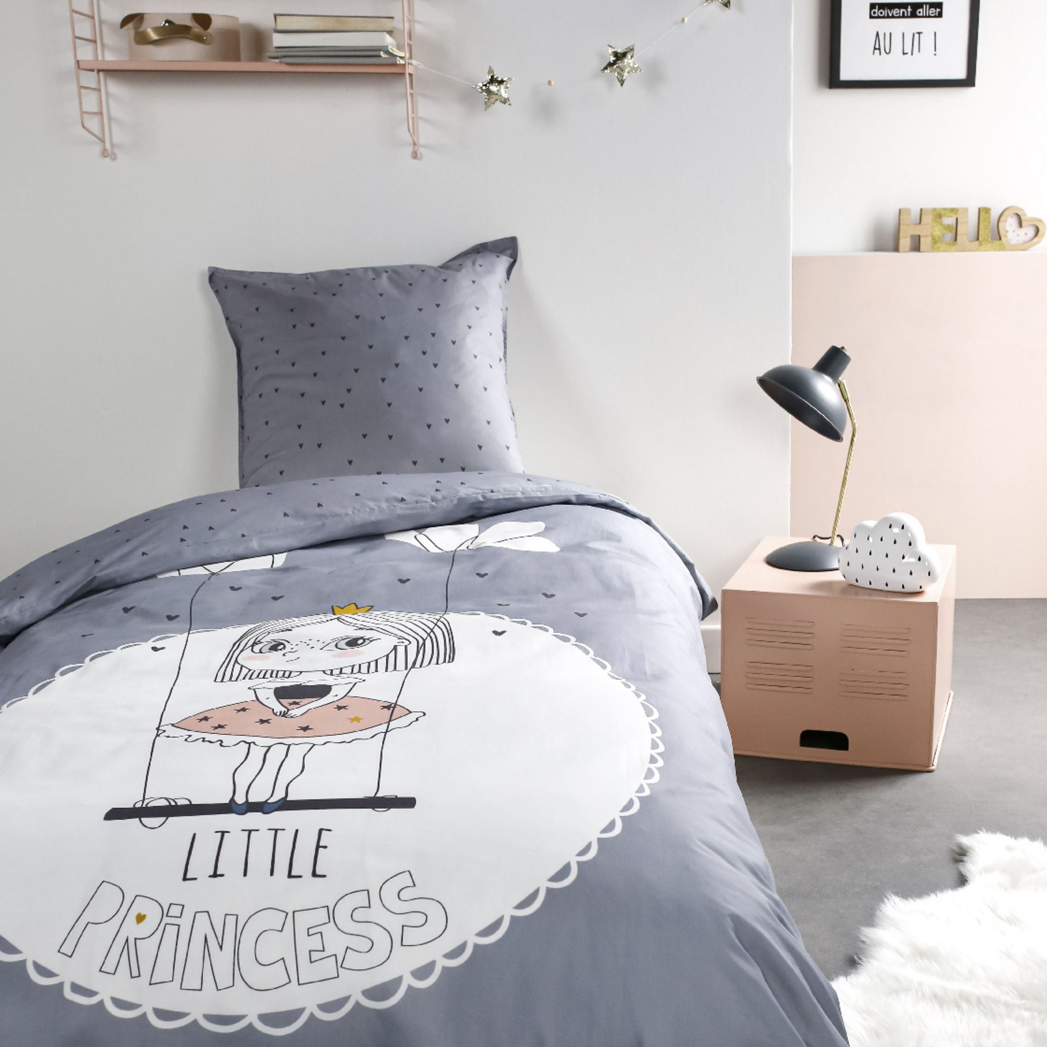 Bambi Parure housse de couette enfant en coton BAMBI pas cher