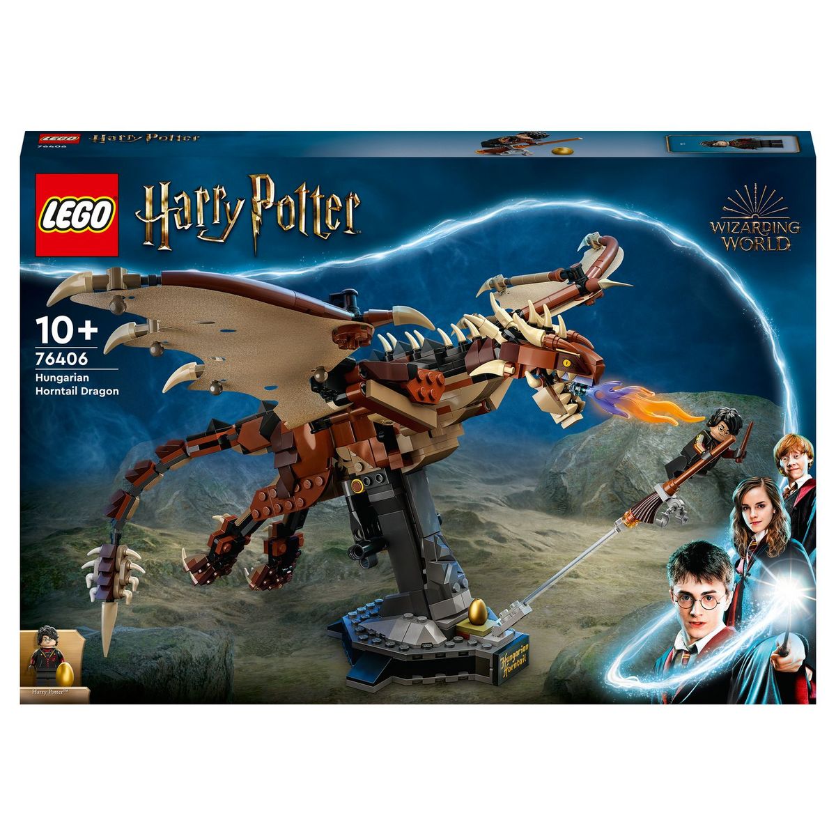 LEGO Harry Potter 76406 Le Magyar à Pointes, Jouet et Figurine de Dragon à  Collectionner pas cher 