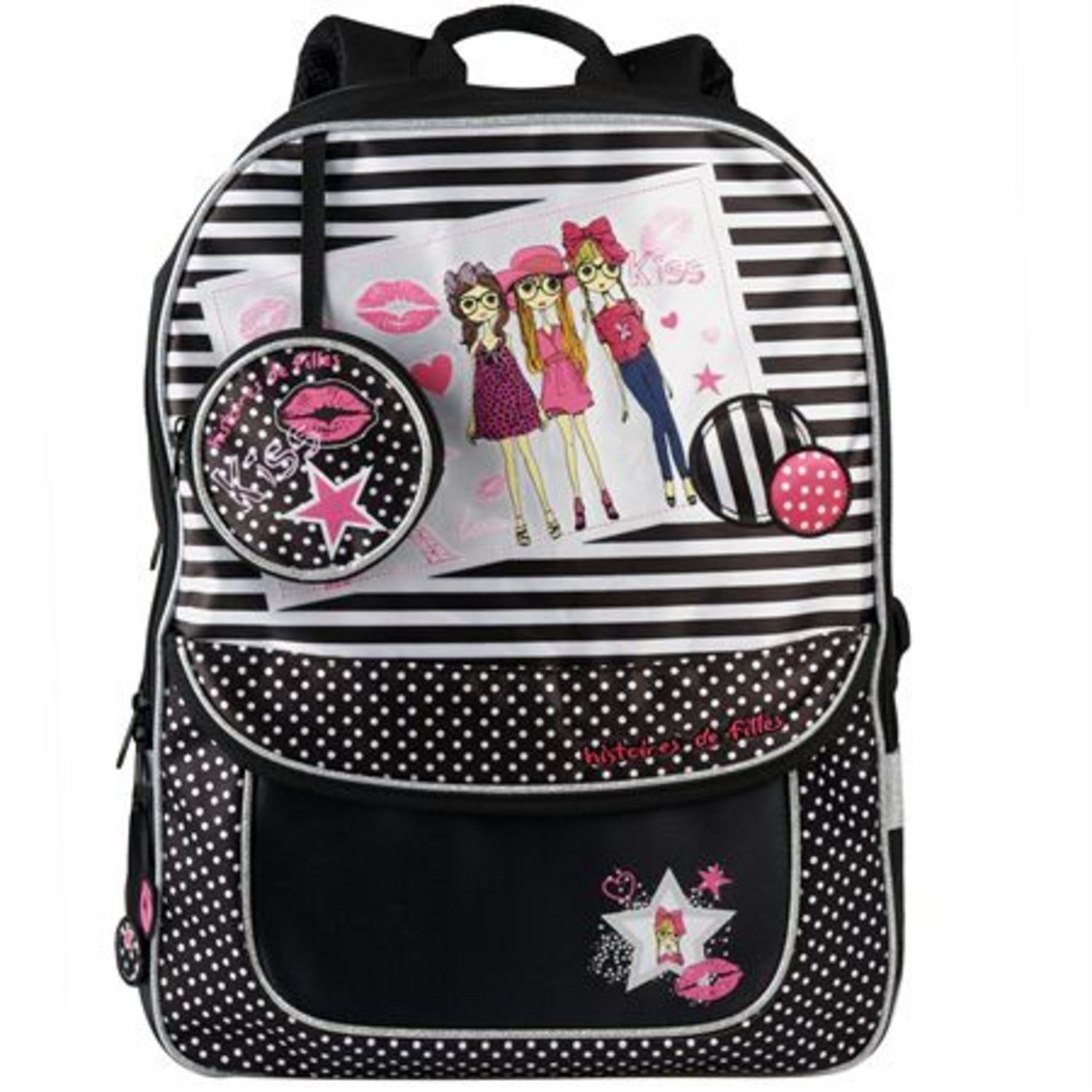 Histoires de filles Sac dos pas cher Auchan