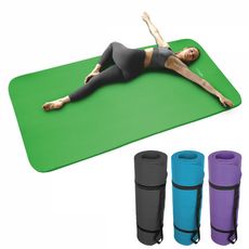 Tapis de yoga, de gym, d'exercices 182 x 117  X 1 cm (Vert)