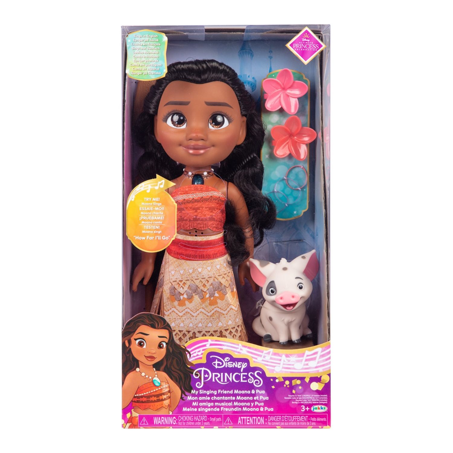 Disney Poupée Musicale Princess Vaiana Qui Chante en appuyant sur Un  Bouton, Jouet + 3 Ans (Mattel HMG17) : : Jeux et Jouets