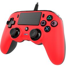 NACON Manette filaire compacte Rouge Nacon PS4