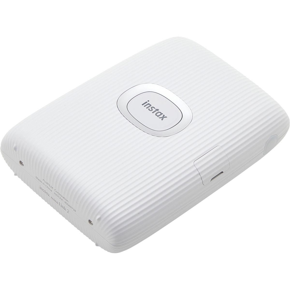 FUJIFILM Imprimante photo portable Instax Mini Link 2 Clay White
