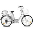City Bike Argent - Roule Coco - Vélo électrique