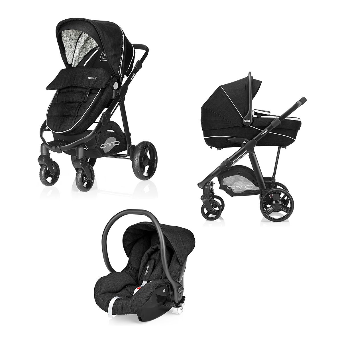 Poussette cheap brevi trio