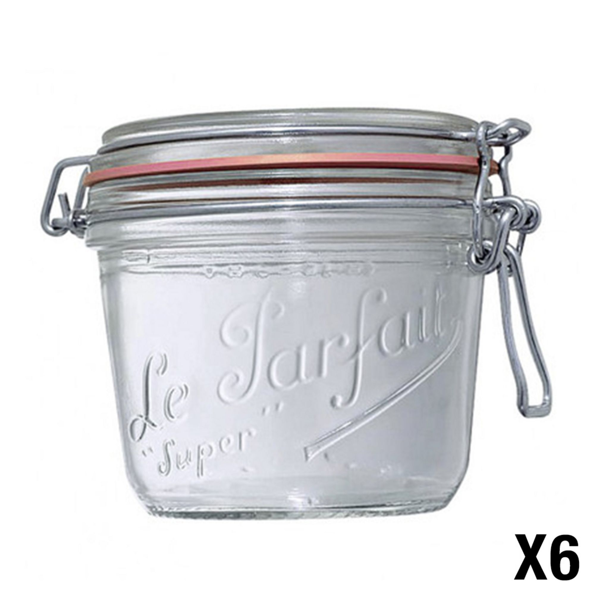 Bocaux en verre Super 0,5L par lot de 6 - Le Parfait