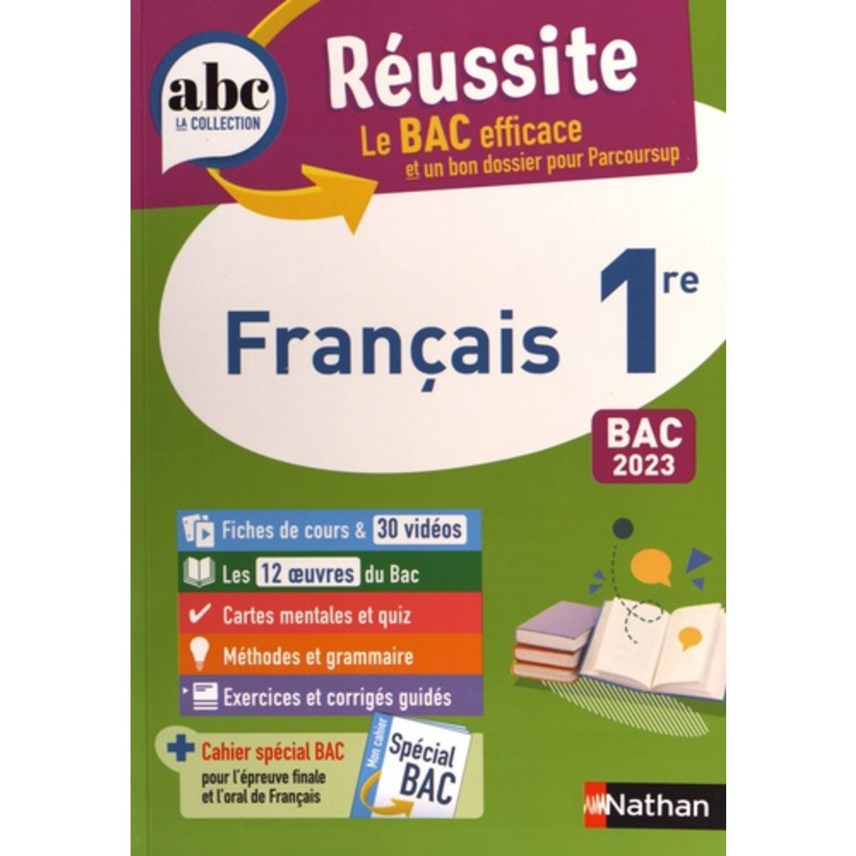 Liste œuvres Bac Français 2023 FRANCAIS 1RE. NOUVEAU BAC, EDITION 2023, Cahen Françoise pas cher à prix  Auchan