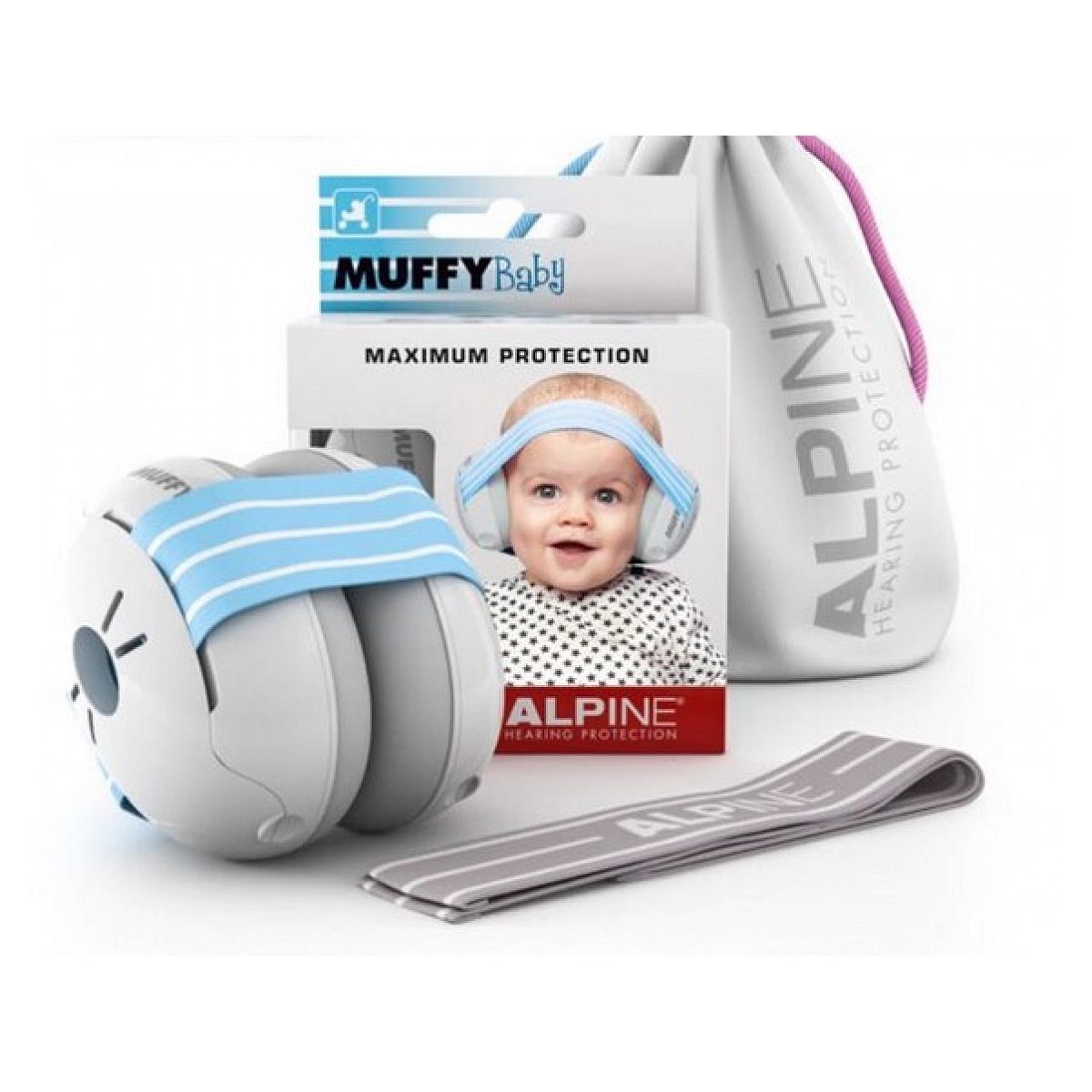 Casque anti bruit Muffy Baby Bleu