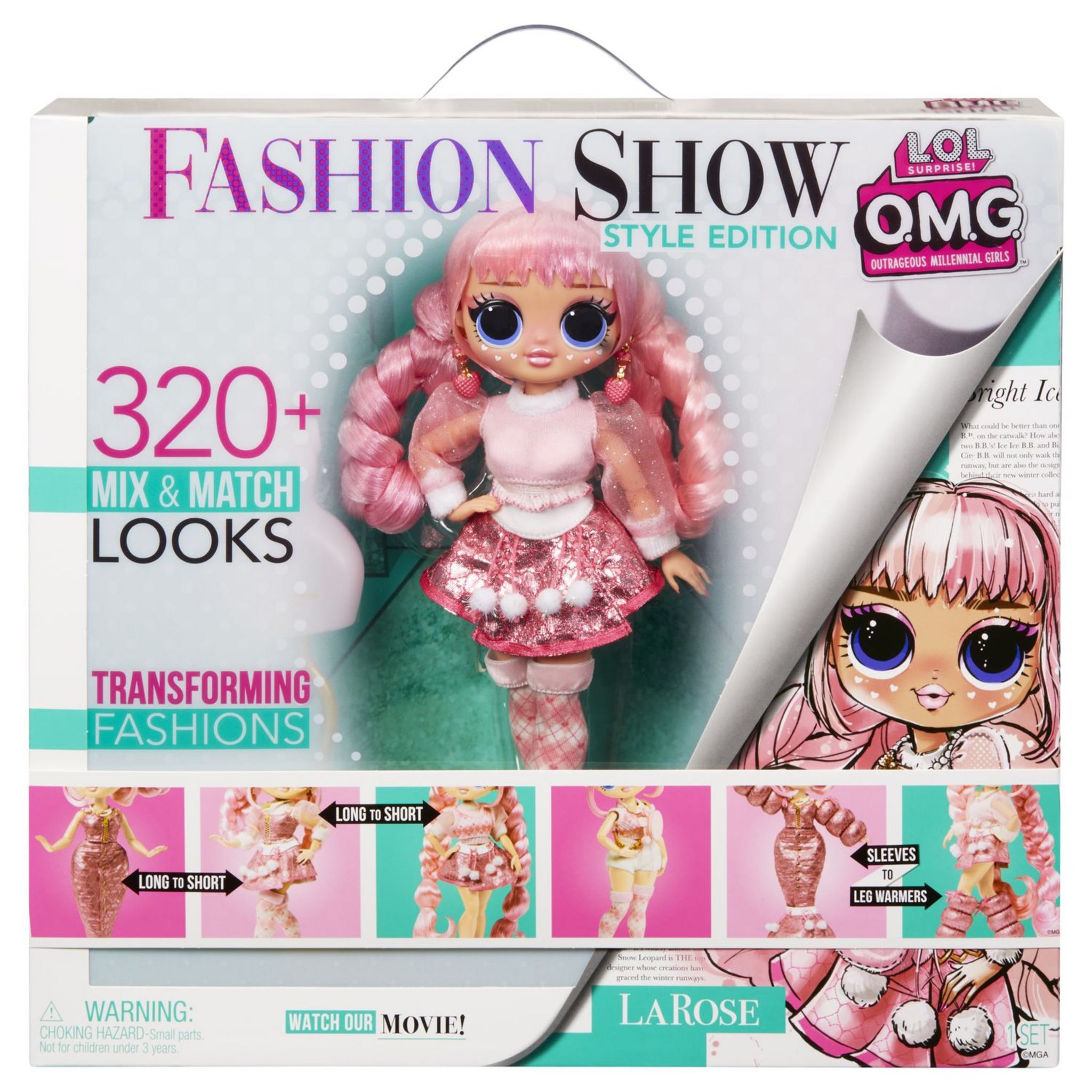 MGA Poupee L.O.L. Surprise OMG Fashion Show Style Edition La Rose pas cher Auchan