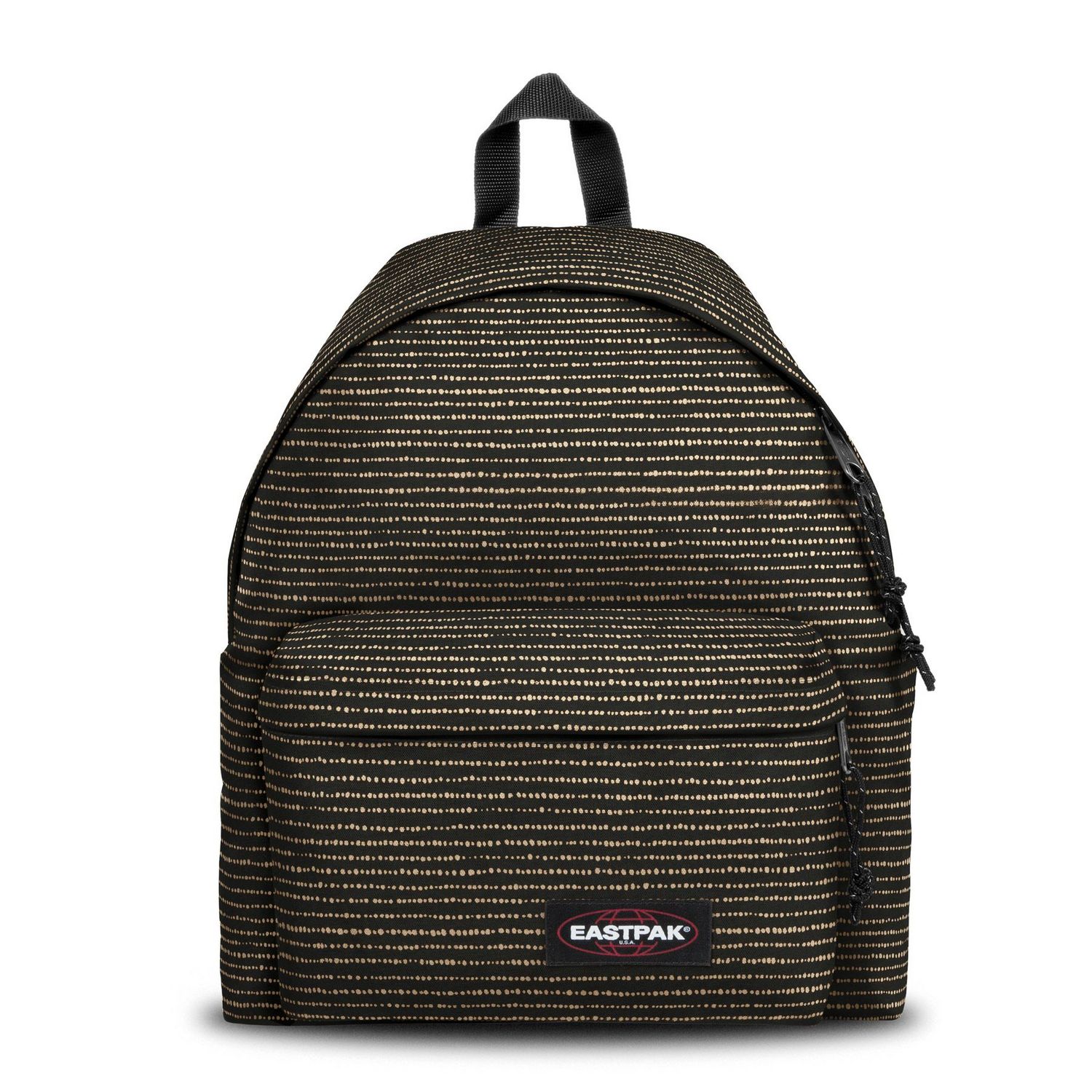 EASTPAK Sac dos 1 compartiment noir et or Padded Pak R Twinkle