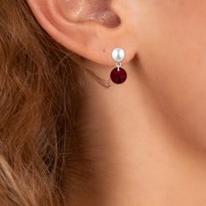 Boucles d'oreilles SC Crystal ornées de Cristaux scintillants