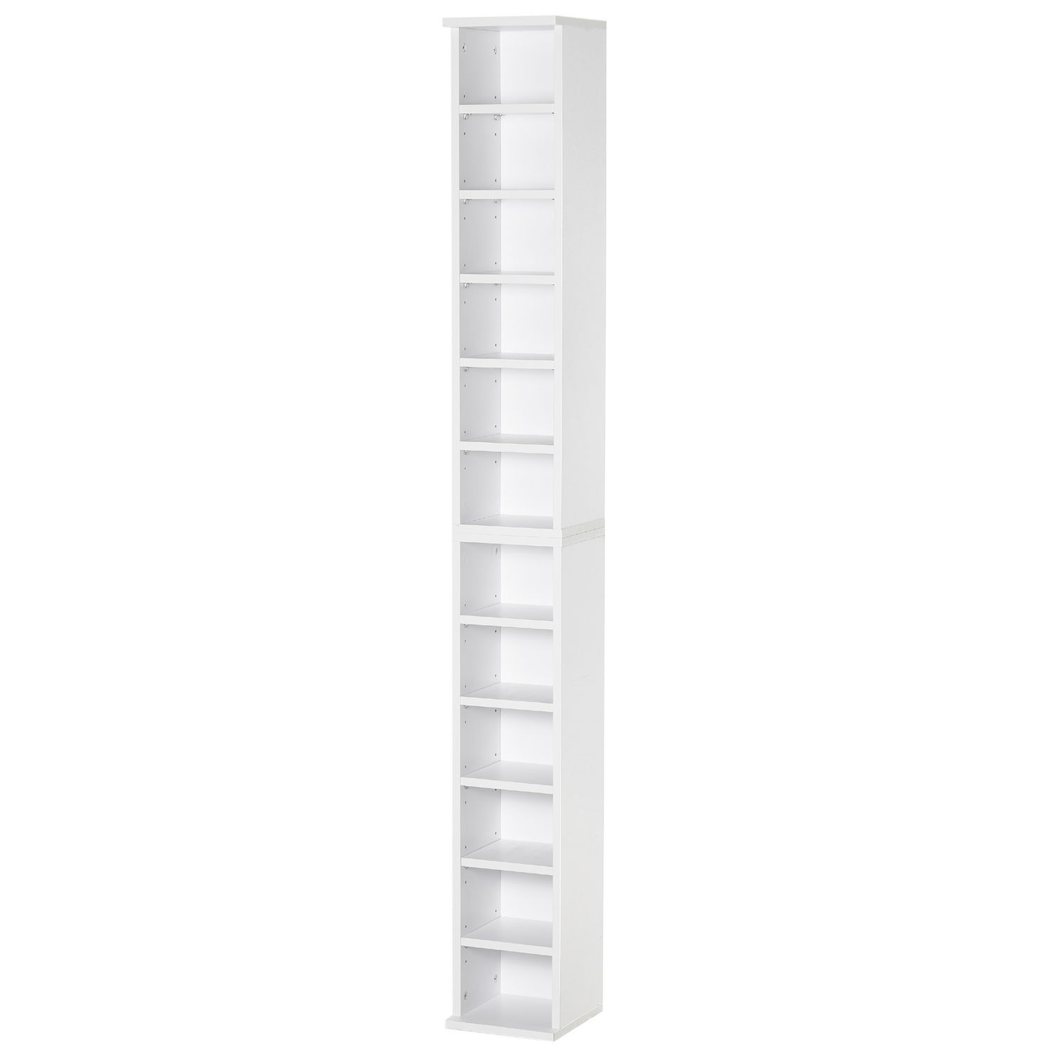 HOMCOM Colonne Armoire Etagère Meuble Rangement CD/DVD pour 204