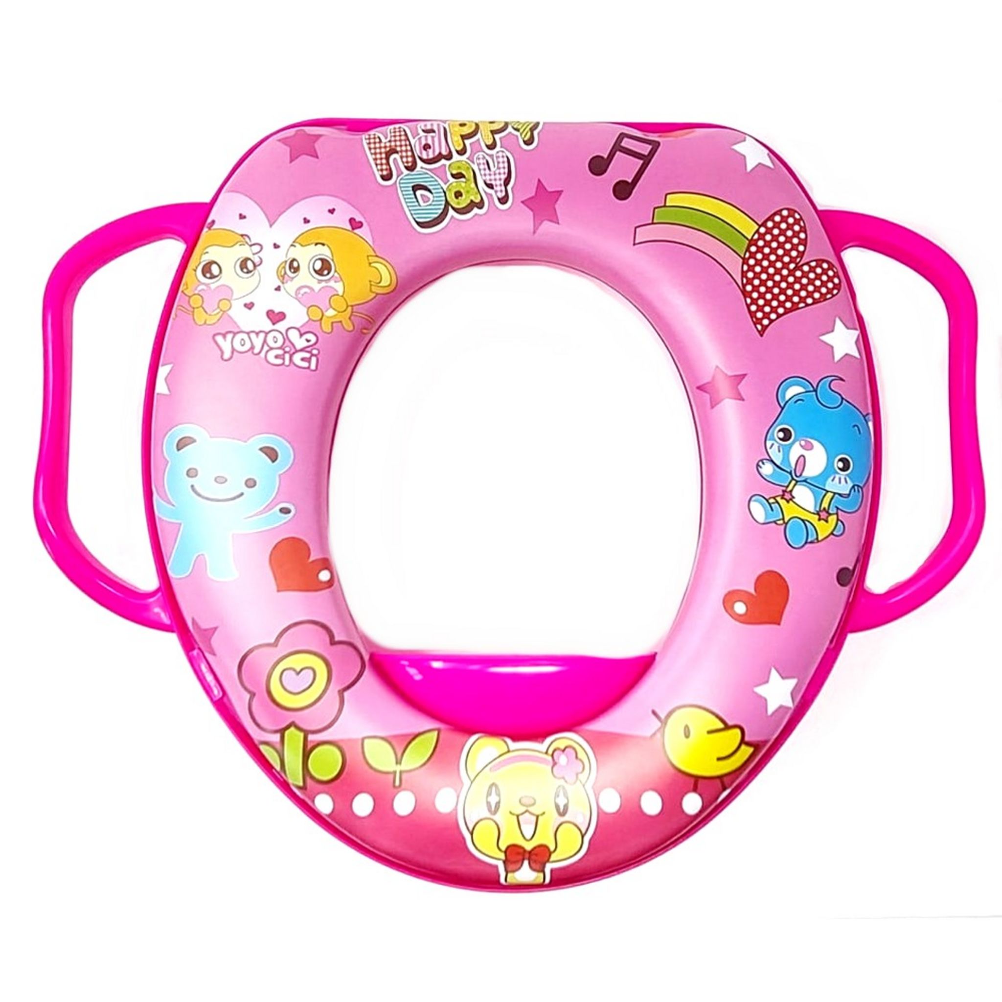 Toilette Pot WC Bebe Enfant Bébé de Siege Reducteur Rehausseur Chaise  Réducteur Toilettes Rose