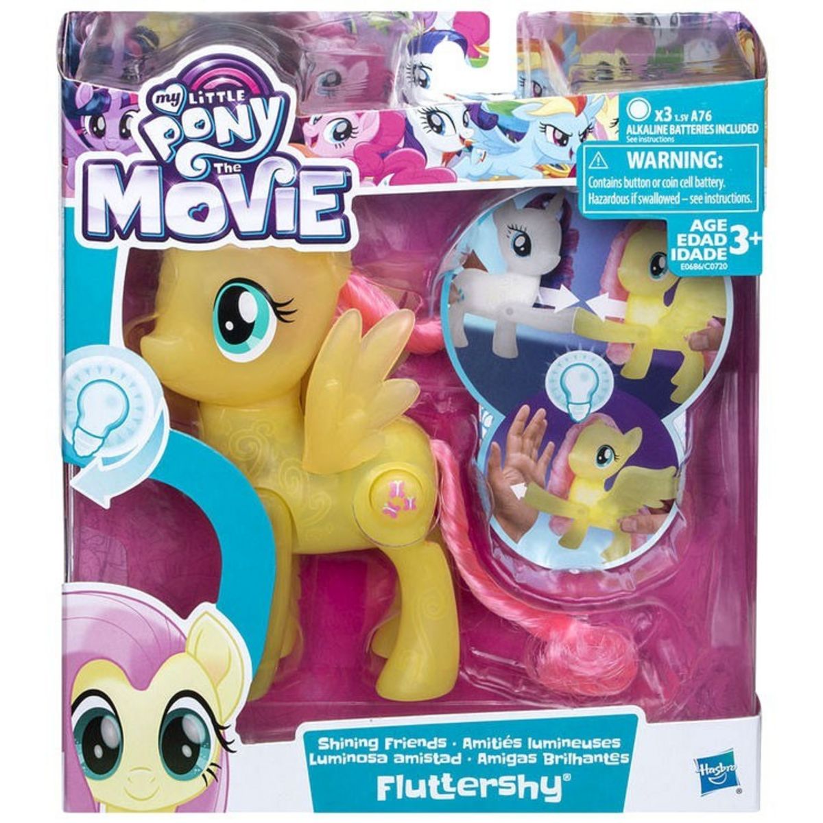 HASBRO Poney lumineux intéractif Fluttershy - My Little Pony pas