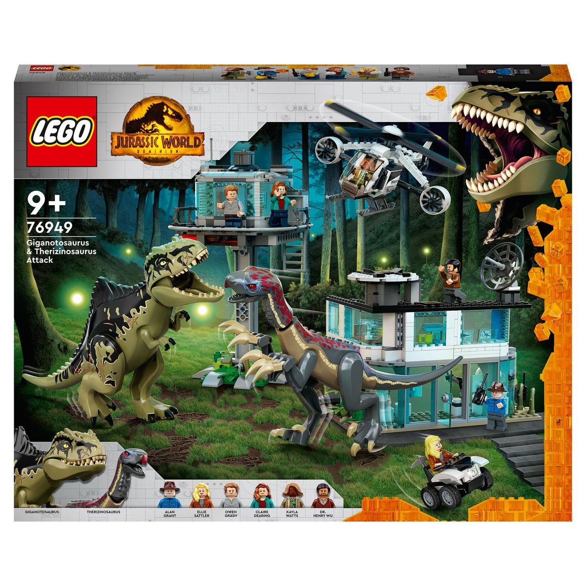 LEGO Jurassic World 76949 L’Attaque du Giganotosaurus et du