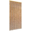 VIDAXL Rideau de porte contre insectes Bambou 90 x 220 cm