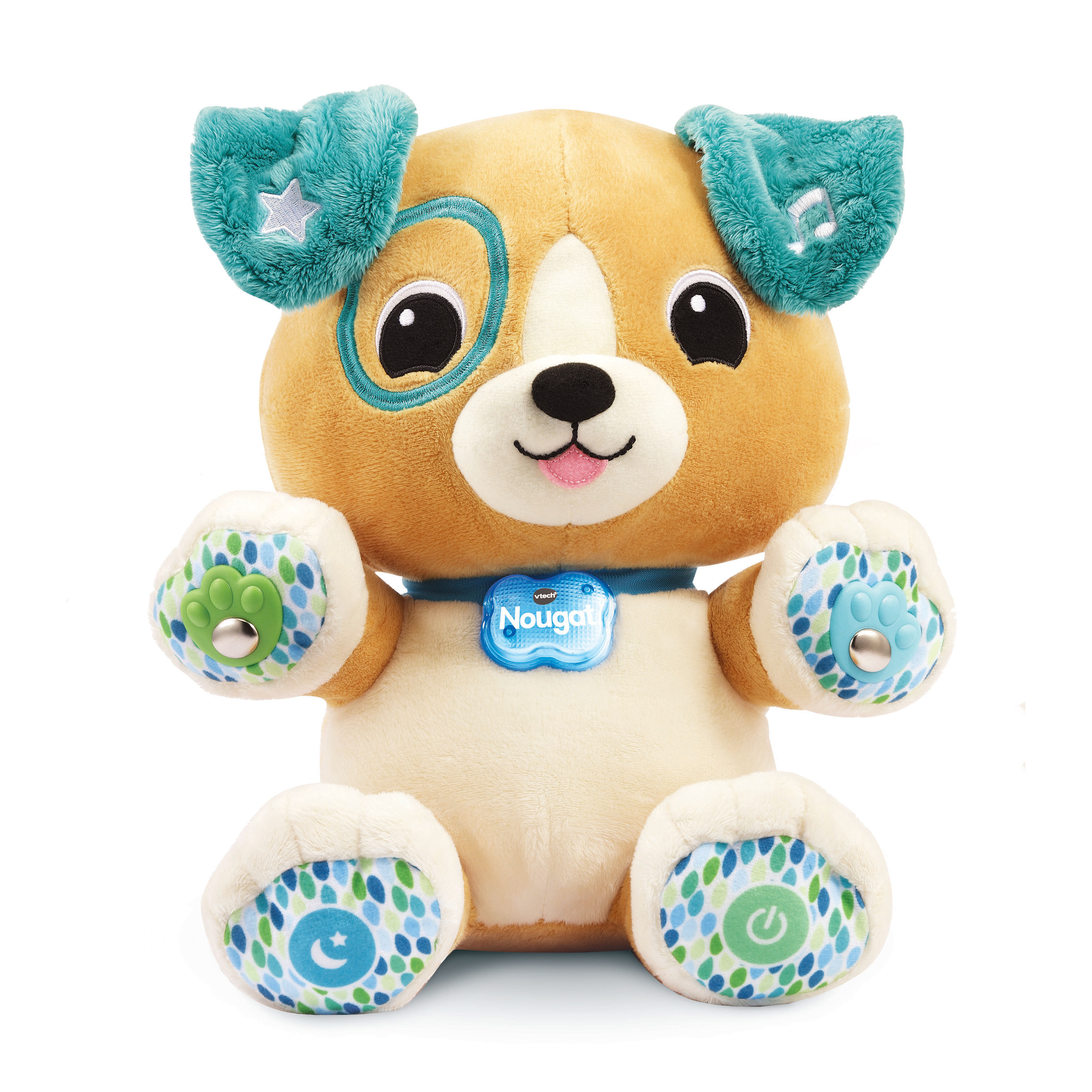 Peluche interactive Nougat mon ami pattes magiques