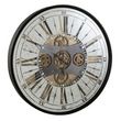 Paris Prix Horloge Murale  Chiffres Romains Miroir  78cm Noir