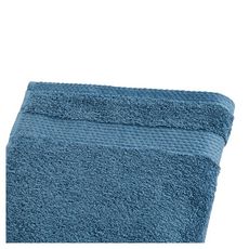 ACTUEL Drap de bain uni en coton 600 g/m² (Bleu)