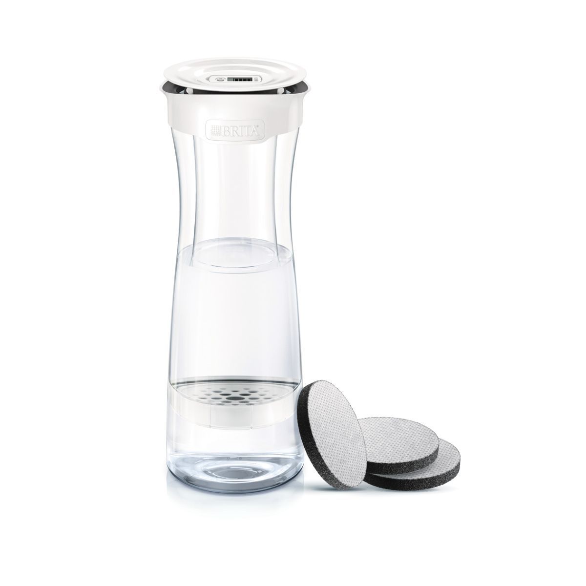 Carafe filtrante Fill and Serve blanc graphite, Brita