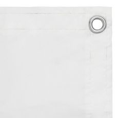Ecran de balcon Blanc 75x400 cm Tissu Oxford