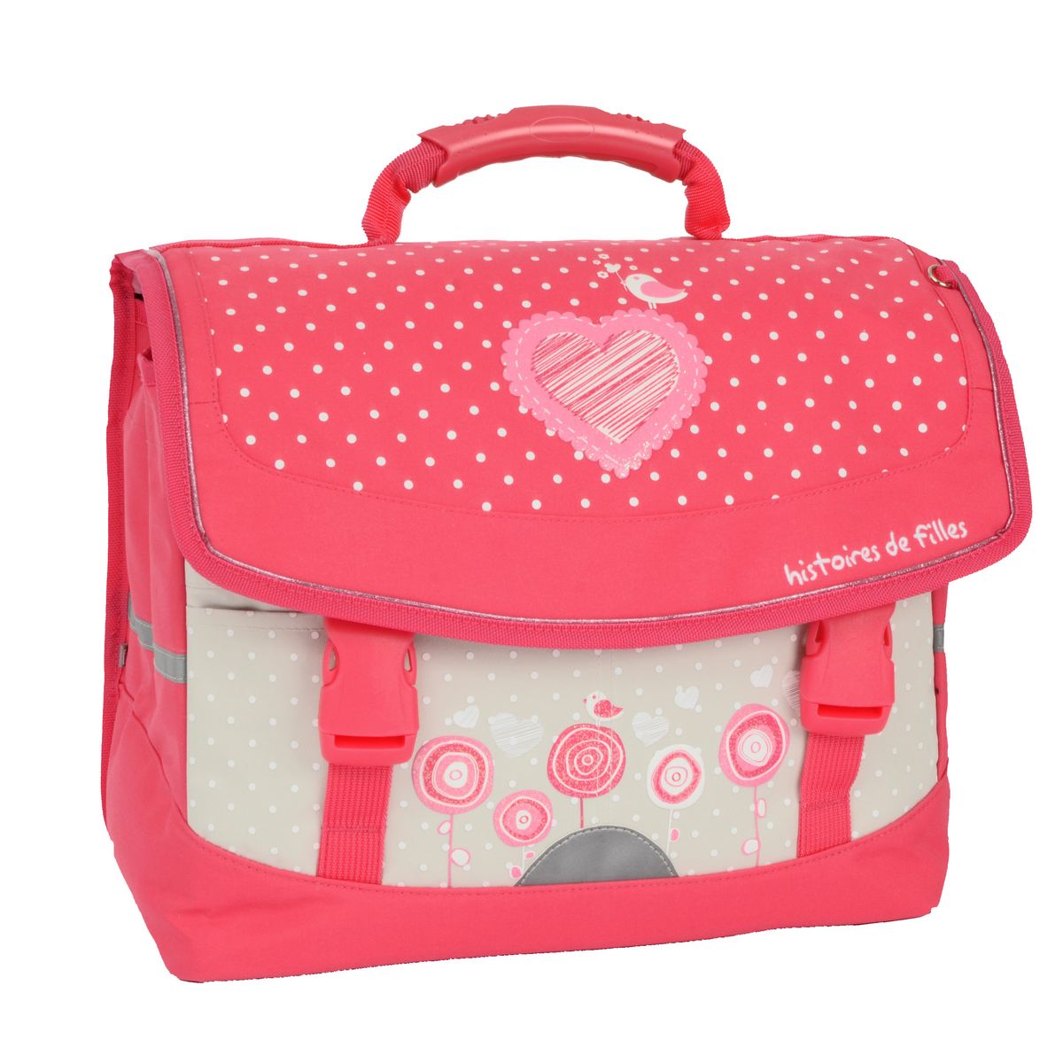 AUCHAN Cartable 36 cm Histoires de filles pas cher Auchan.fr