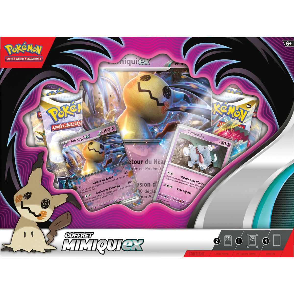 Coffret Cartes Pokémon Mimiqui EX