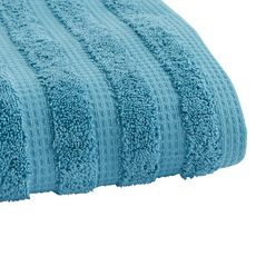 ACTUEL Maxi drap de bain uni en coton bio organique 540 gr/m2 (Bleu azur)