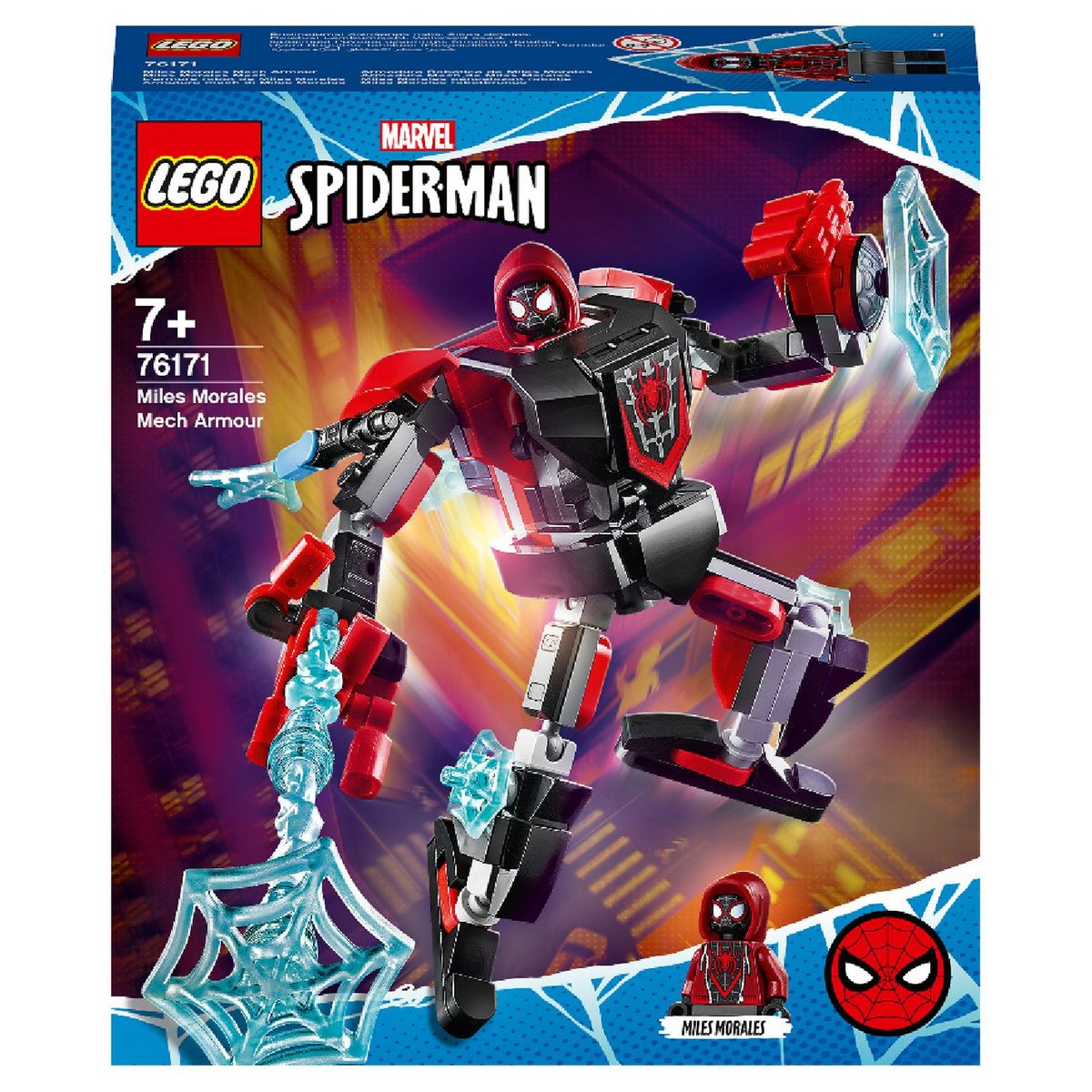 LEGO Marvel Spider-Man 76171 L’armure robot de Miles Morales pas cher  