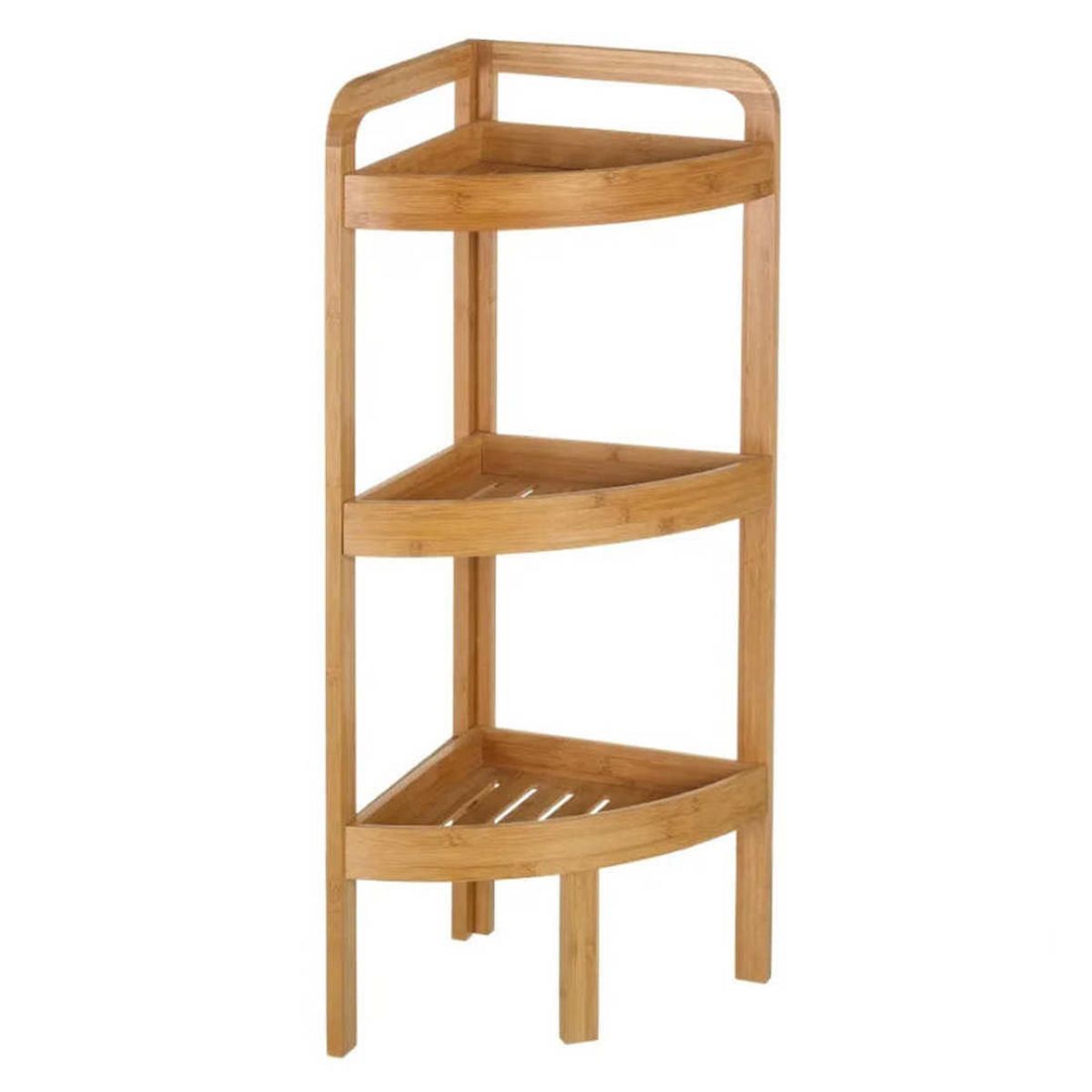 Etagère d'angle CORNER SHELF, ton blanc