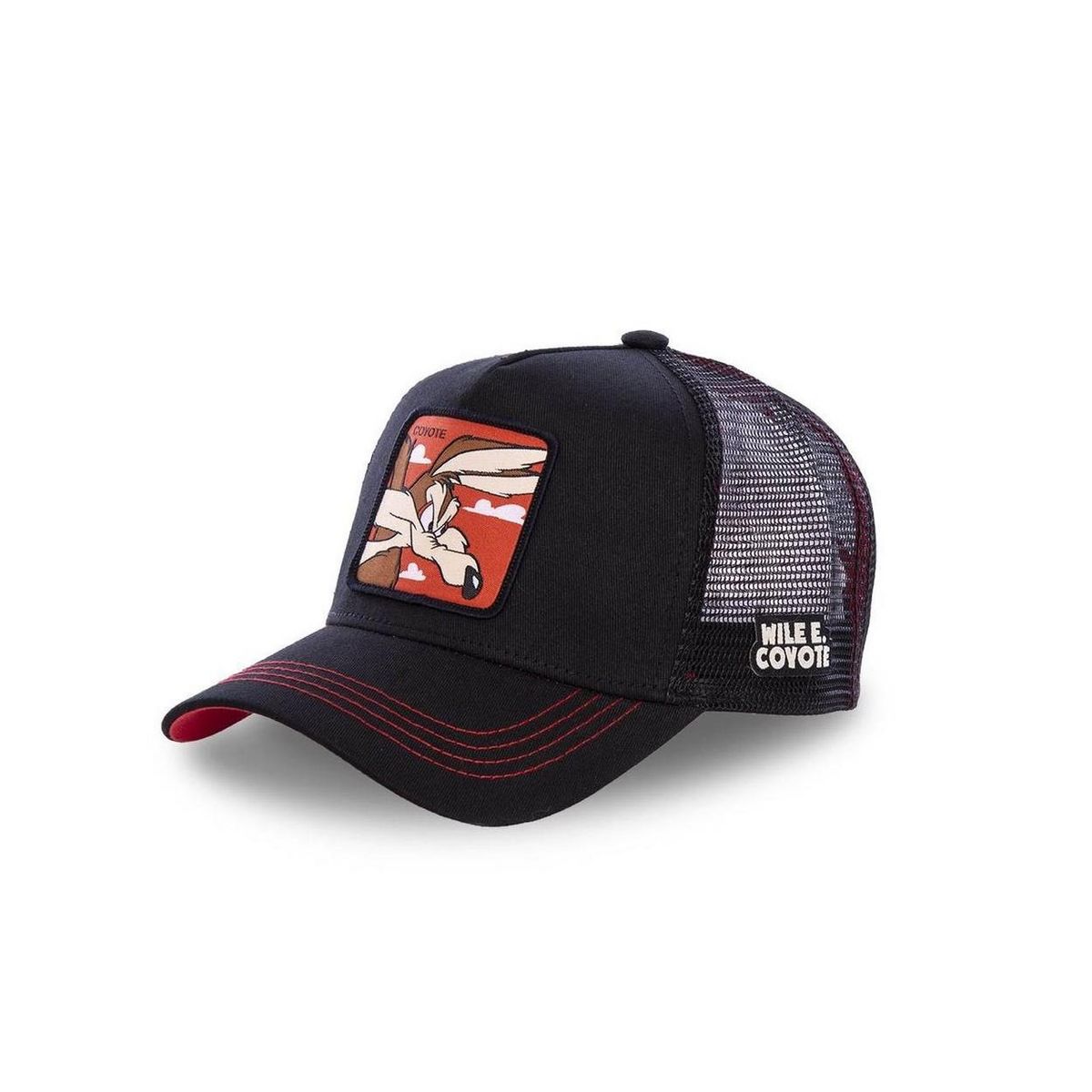 CAPSLAB Casquette Capslab trucker Looney Tunes Coyote noir