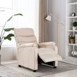 Fauteuil inclinable Creme Tissu
