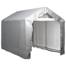 VIDAXL Tente de rangement 180x300 cm Acier Gris