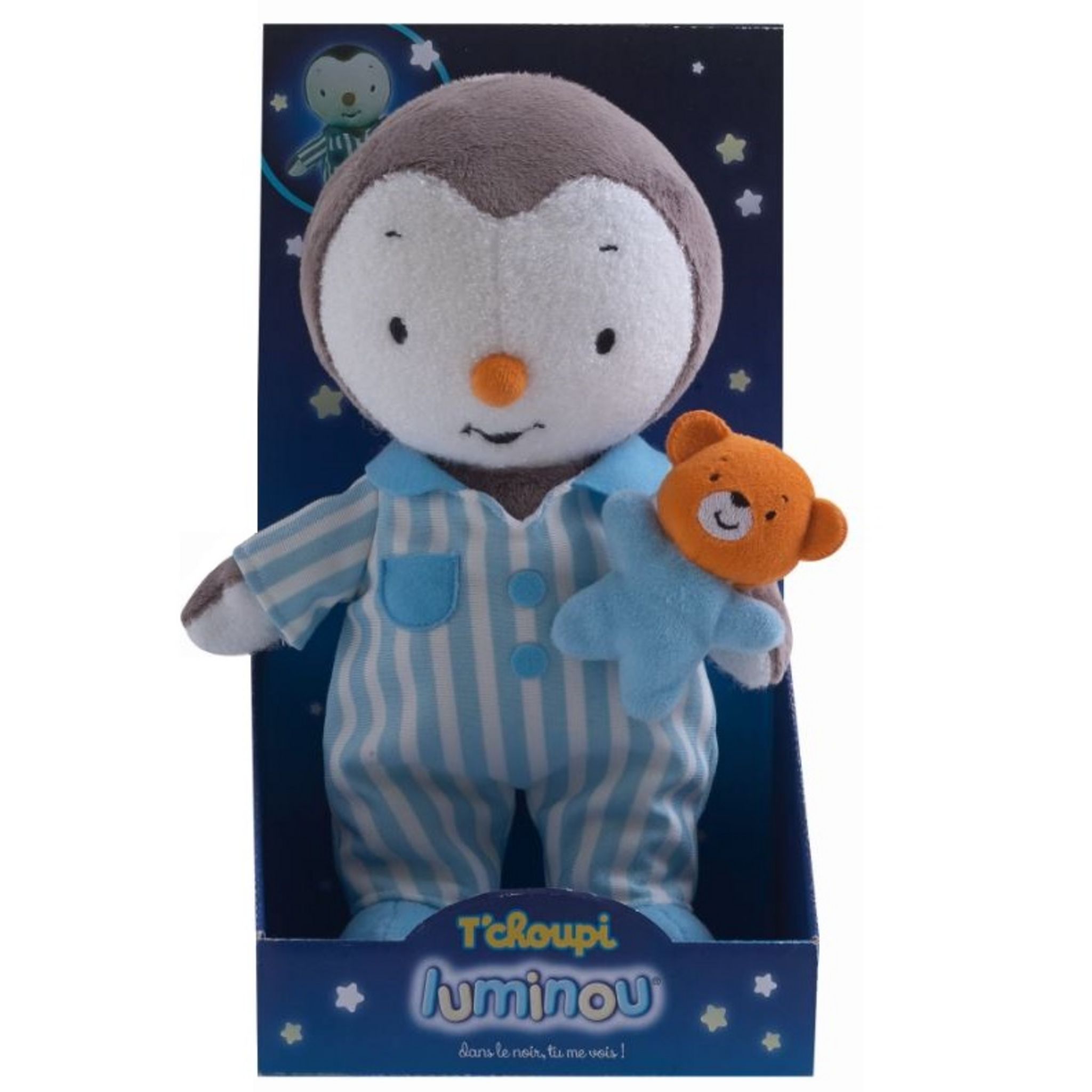 JEMINI Peluche Tchoupi Luminou 25 cm pas cher 