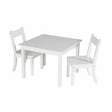 SCHARDT 2 chaises et une table pour enfant 60 x 60 x 46 cm