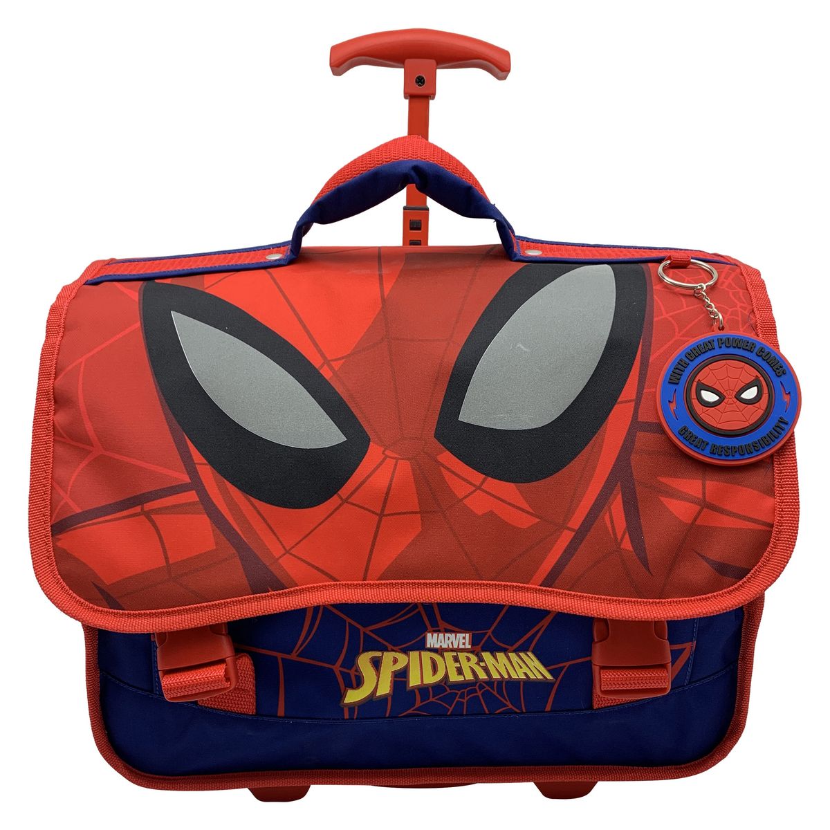 Cartable à shop roulette spiderman