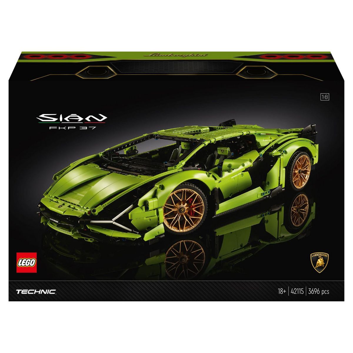 LEGO Technic 42115 Lamborghini Sián FKP 37, Modèle Réduit à Construire de  Voiture de Sport, Maquette à Construire Pour Adultes pas cher 