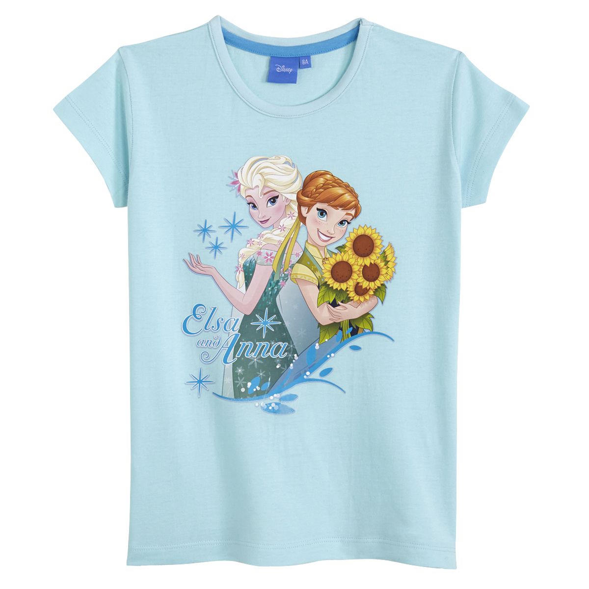 Reine des neiges Tee shirt manches courtes fille pas cher Auchan.fr