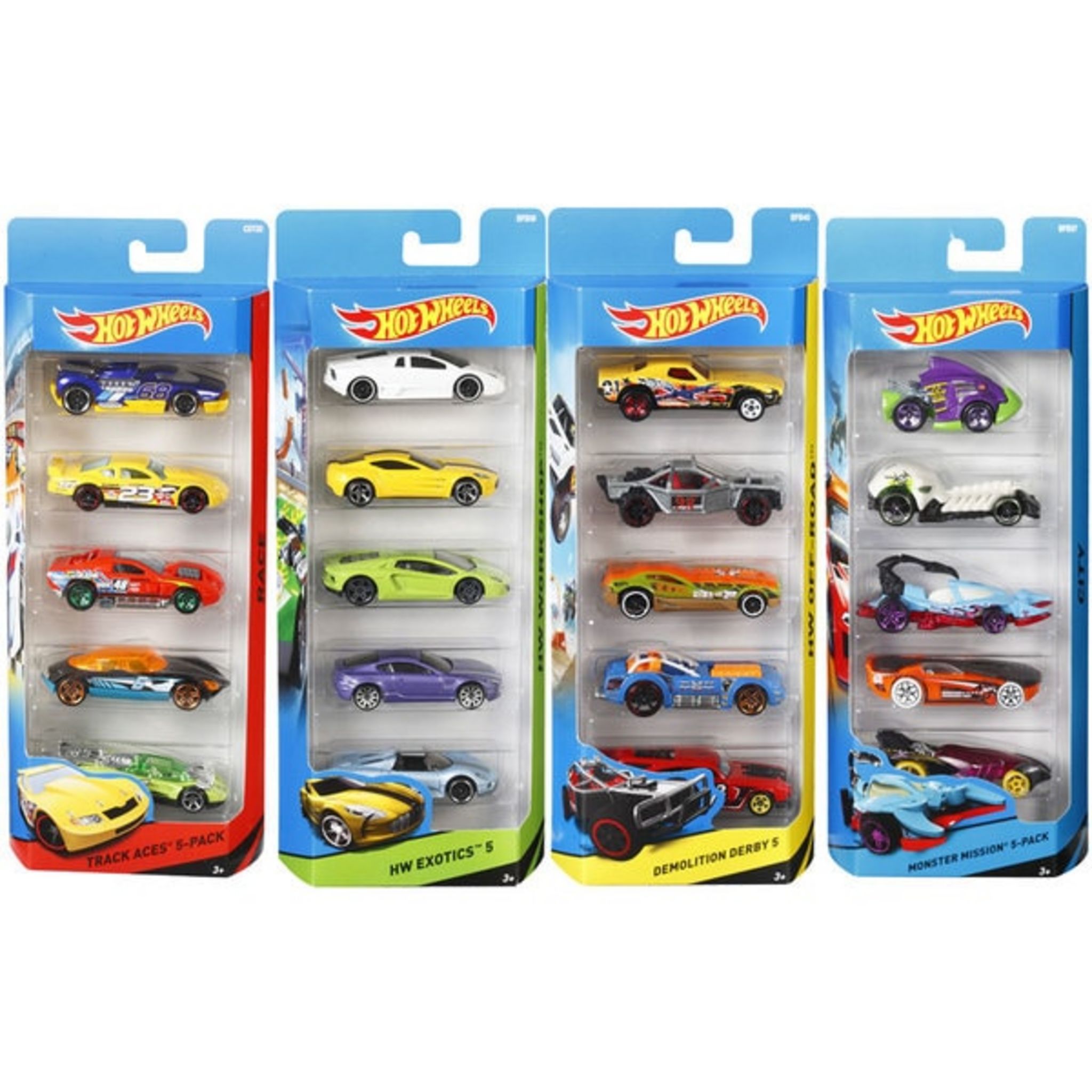 MATTEL Coffret 10 Voitures Hot Wheels pas cher 