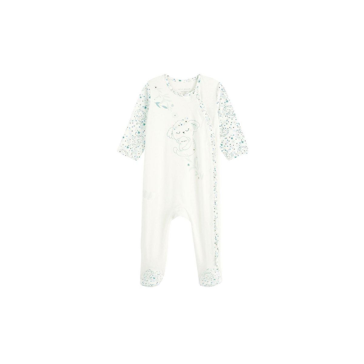 Petit Béguin Pyjama bébé fille ouverture pressionnée Mini Koala