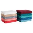 ACTUEL Maxi drap de bain uni en coton 450 g/m². Coloris disponibles : Rose, Vert, Taupe, Bleu, Bordeaux