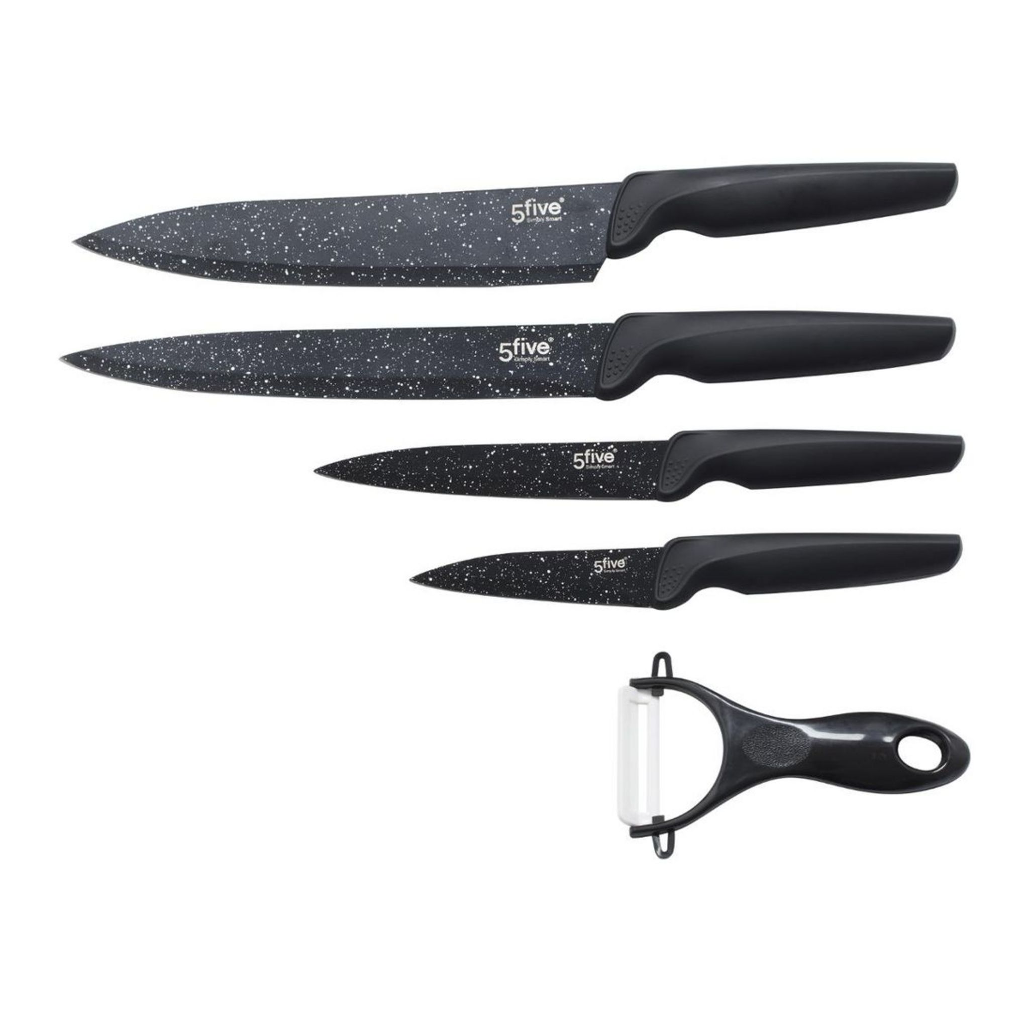 Set de 5 couteaux de cuisine + éplucheur de luxe - Cdiscount Maison