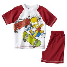 Pyjashort avec Tee-shirt The Simpsons