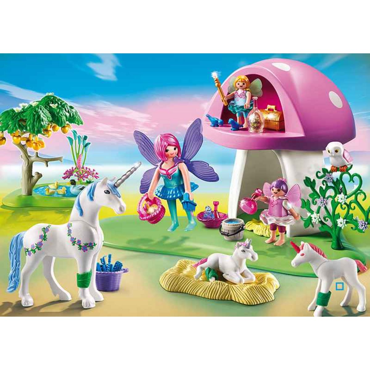 PLAYMOBIL 6055 Centre de soins pour licornes pas cher 