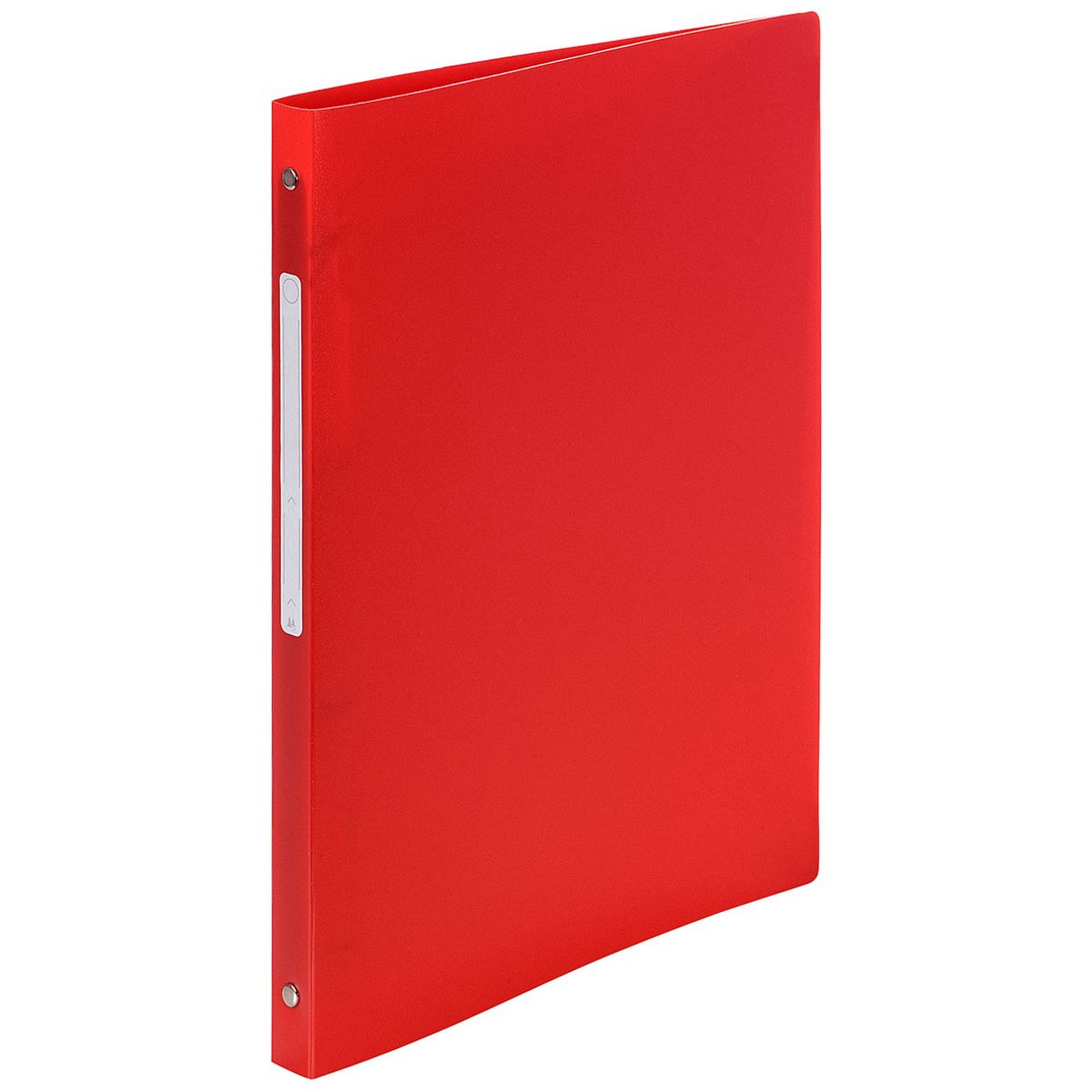 Cahier classeur A4 sans recharge dos 20 mm 4 anneaux rouge