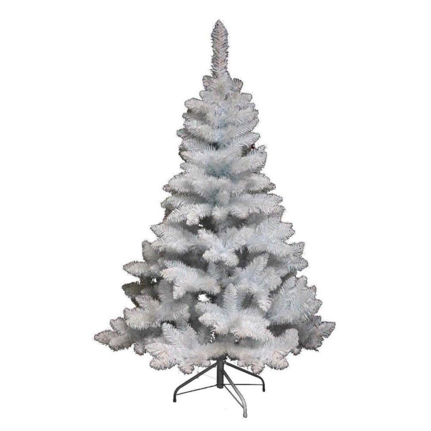 Sapin de Noël artificiel Vert floqué enneigé H 180 cm